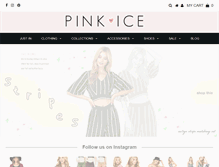 Tablet Screenshot of pinkice.com